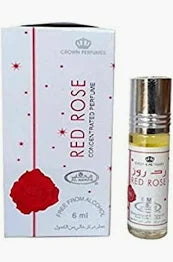 Al Rehab Red Rose Halal Crown Perfume Attar Oil Roll On 6m