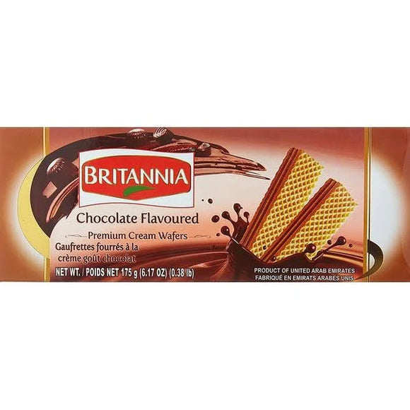 Britannia Chocolate Flavored Premium Cream Wafers