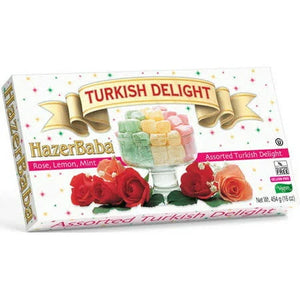 Hazer Baba Turkish Delight, Mixed, Lemon Rose Menthe