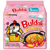 Buldak (5 Packs) Samyang 2x Spicy Hot Chicken Flavor Instant Ramen, 4.93