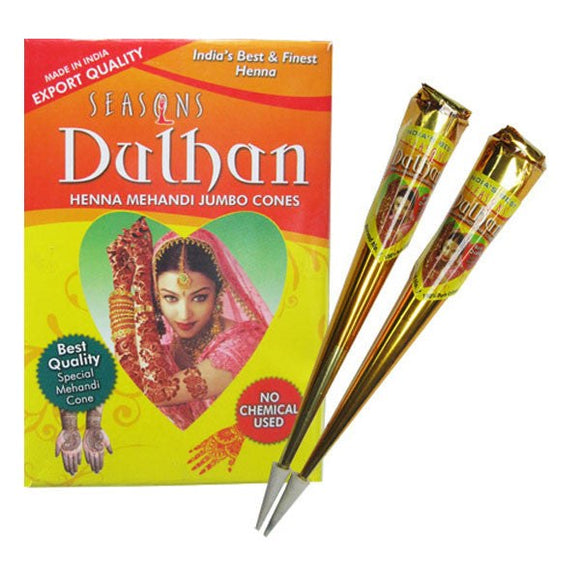 Dulhan Henna Cones RED BOX OF 12