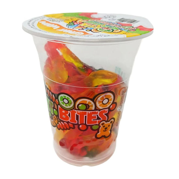 Fun Fruit Bites Gummy Worm Cup (Halal)