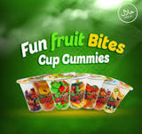 Fun Fruit Bites Gummy Worm Cup (Halal)