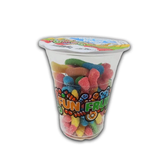 Fun Fruit Bites Assorted Sour Gummy Cup (Halal)