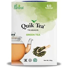 Quik Tea, Green Tea Bags, 60 Tea Bags