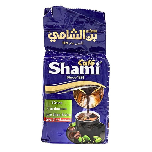 Shami Cafe Arabic Turkish with Coffee EXTRA Cardamon 500g