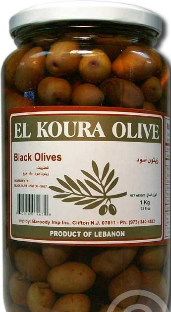 El Koura Black Olives