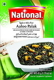 National Aloo Palak